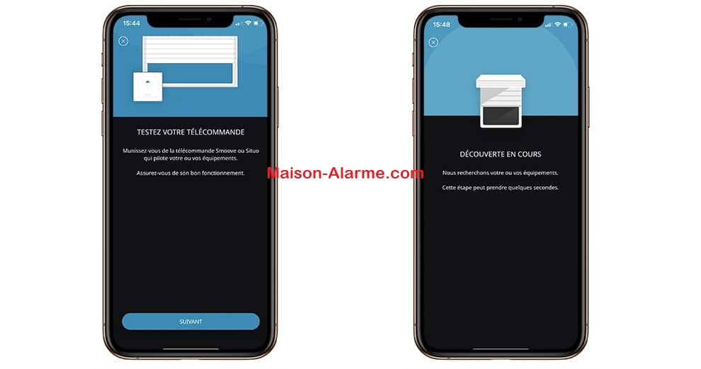 Test - Somfy Home Alarm Advanced - Appareiller les accessoire