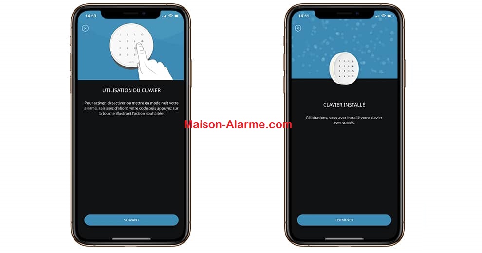 Test - Somfy Home Alarm Advanced - Installer le clavier