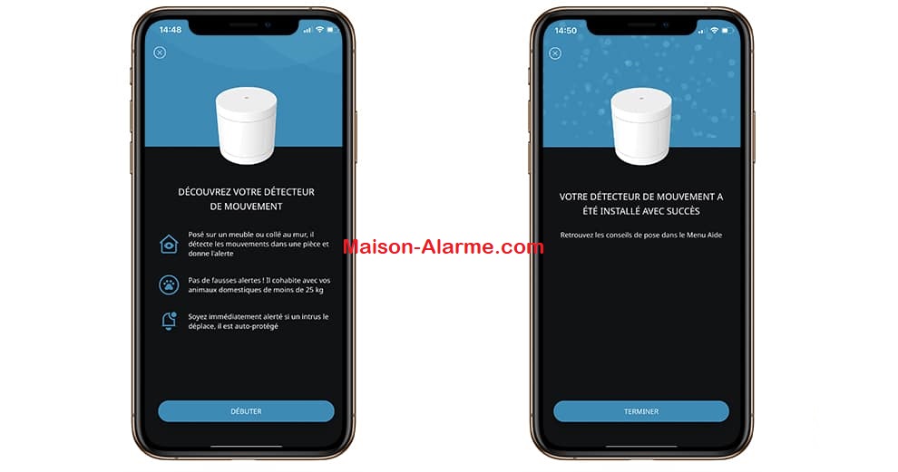 Test - Somfy Home Alarm Advanced - Installer le détecteur de mouvement
