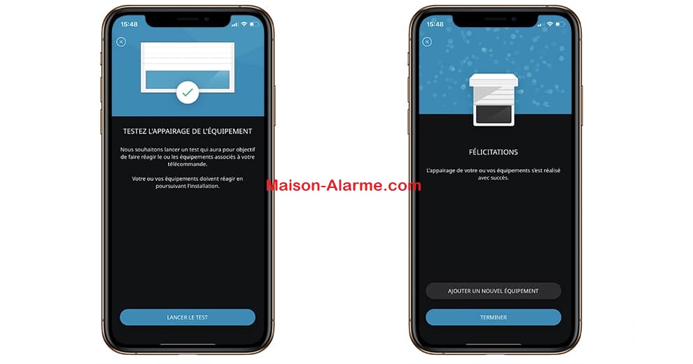 Test - Somfy Home Alarm Advanced - Tester l'appareillage