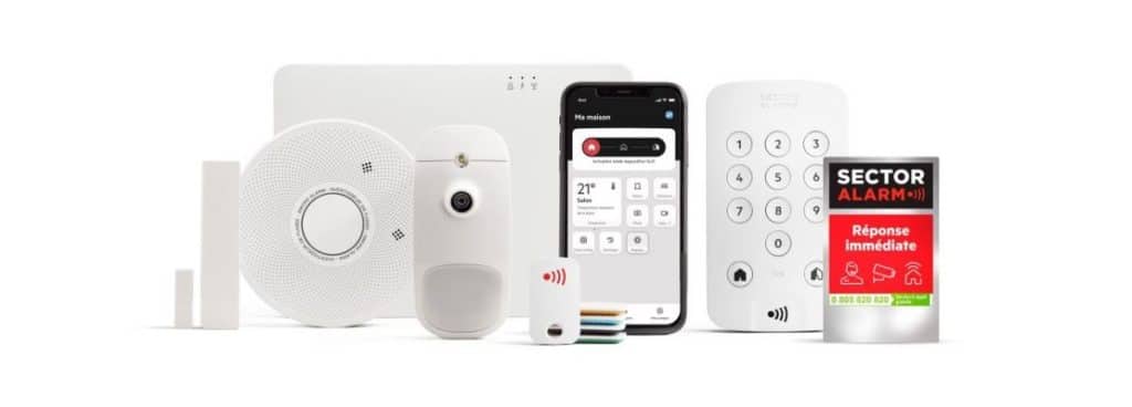 Système de sécurité et télésurveillance Sector Alarm